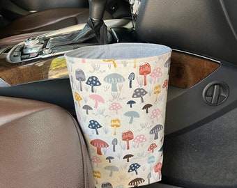 Mushroom Car Trash Bag/Waterproof Liner/Car Accessories for Women/Gearshift Car Trash Bag/ Headrest Car Trash Bag/ Car Organizer/Gift Ideas