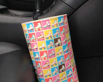 Roller Skate Car Trash Bag, Waterproof Lining, Gearshift Car Trash Bag,  Car Accessory, Wipeable Trash Bag, Car Organizer, Women gift idea
