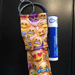 Emoji Faces lip balm holder