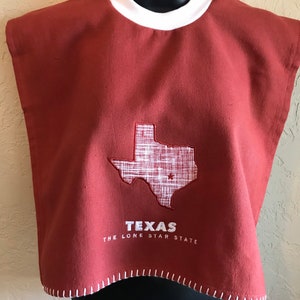Texas Baby Bib/Baby bib/Texas/Towel baby bib/Baby Shower Gift