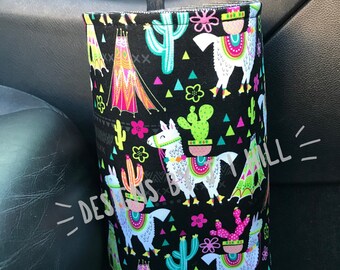 Llama, Cactus, Teepee Car Trash Bag, Waterproof lining, Gearshift Car Trash Bag,Headrest Car Trash Bag, Wipeable Liner, Car Organizer, gift
