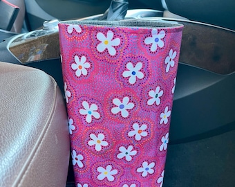 Flower Car Trash Bag, Waterproof Lining,Gearshift Car Trash Bag, Headrest Car Trash Bag, Wipeable Liner, Car Organizer, Gift idea
