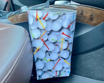 Golf Car Trash Bag/Car Accessories/Gearshift Car Trash Bag/ Headrest Car Trash Bag/ Wipeable Trash Bag/Car Organizer