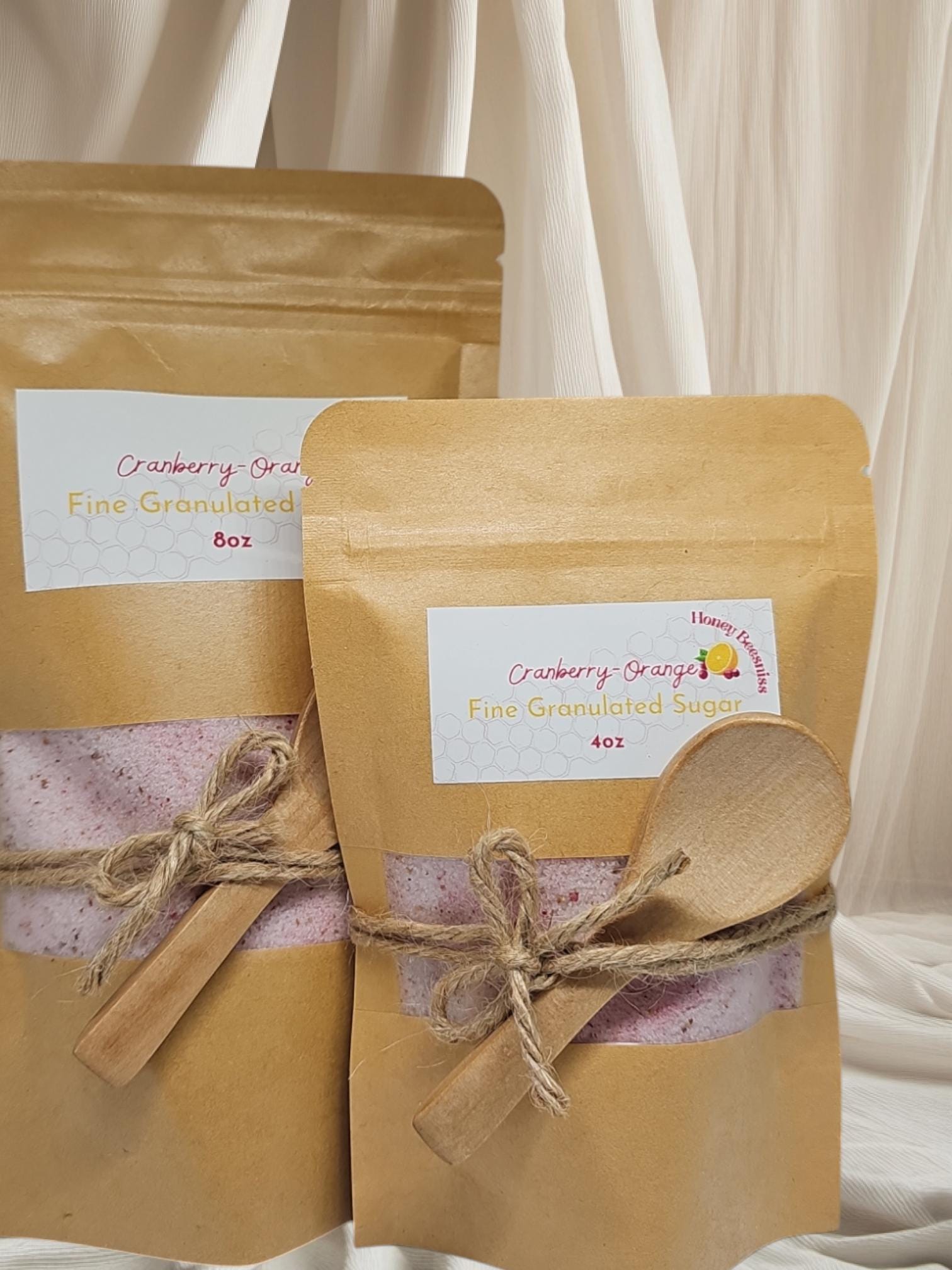 Cranberry Orange Fine Granulated Sugar