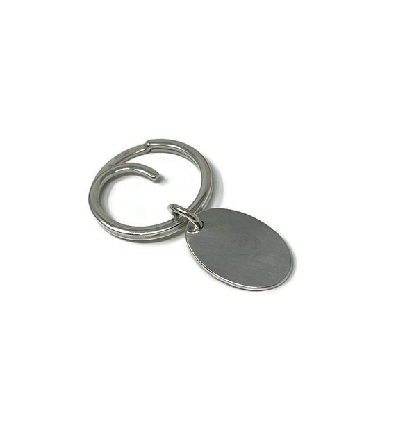Retired James Avery Sterling Silver Keychain Key R
