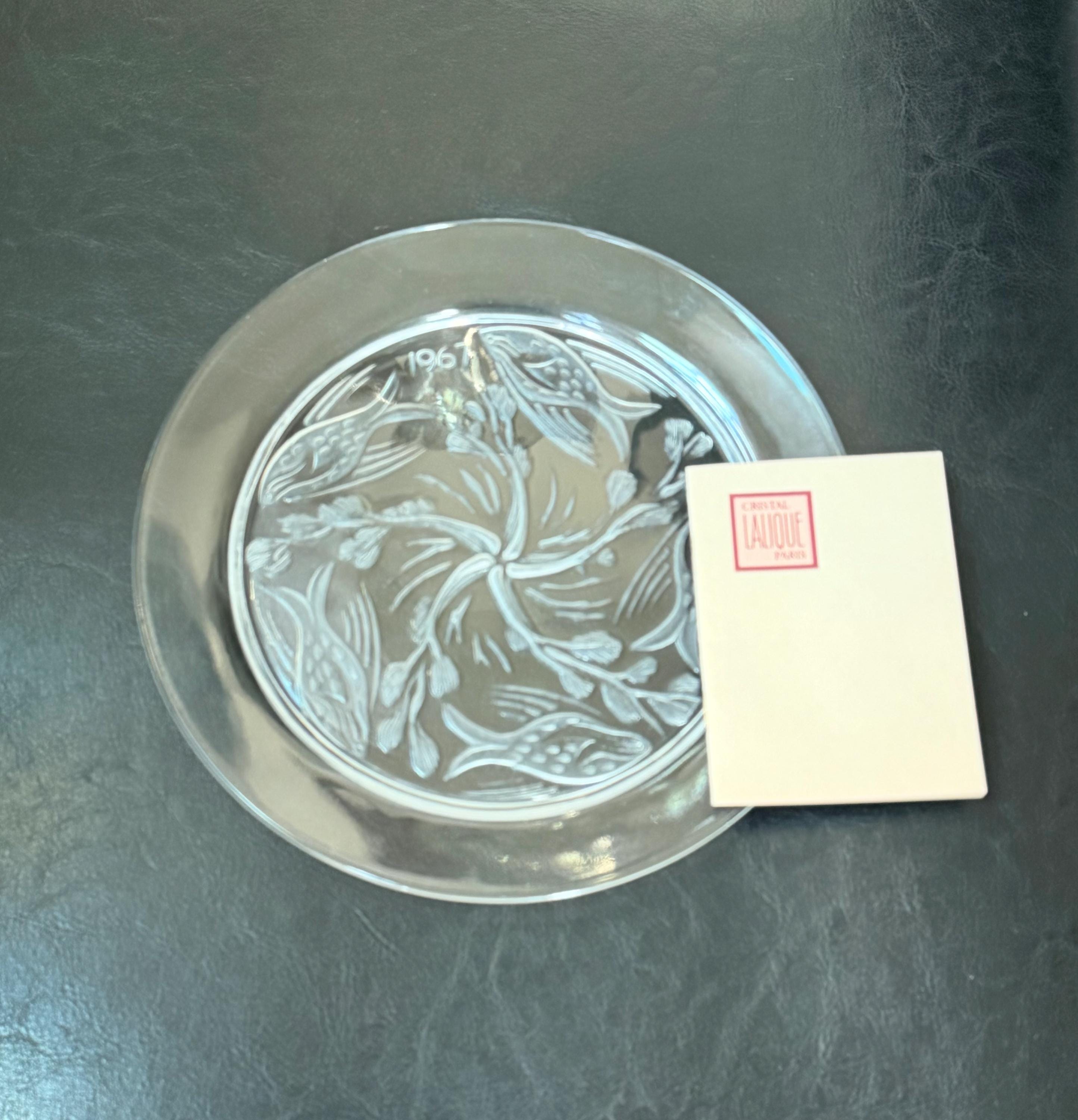 Lalique Crystal Plates - Etsy