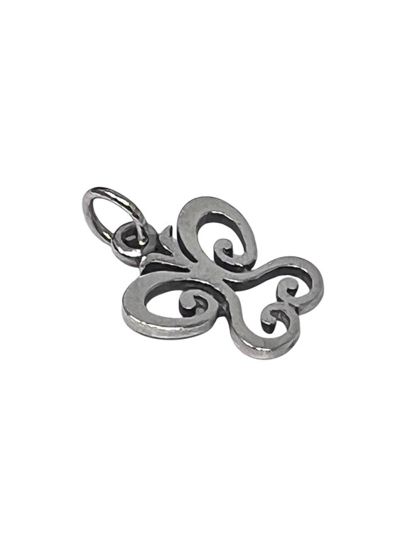 James Avery Spring Butterfly Open Scroll Sterling… - image 5