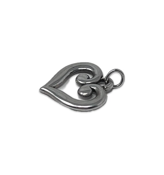 Retired James Avery Sterling Silver Scroll Heart … - image 5