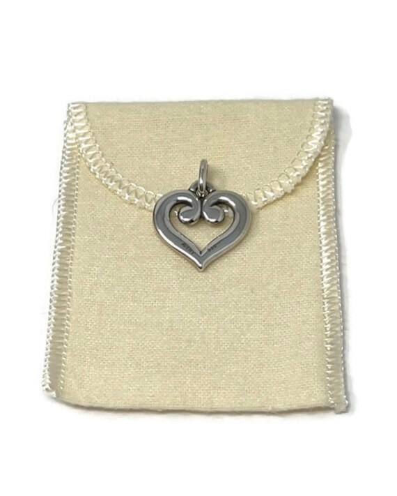 Retired James Avery Sterling Silver Scroll Heart … - image 8