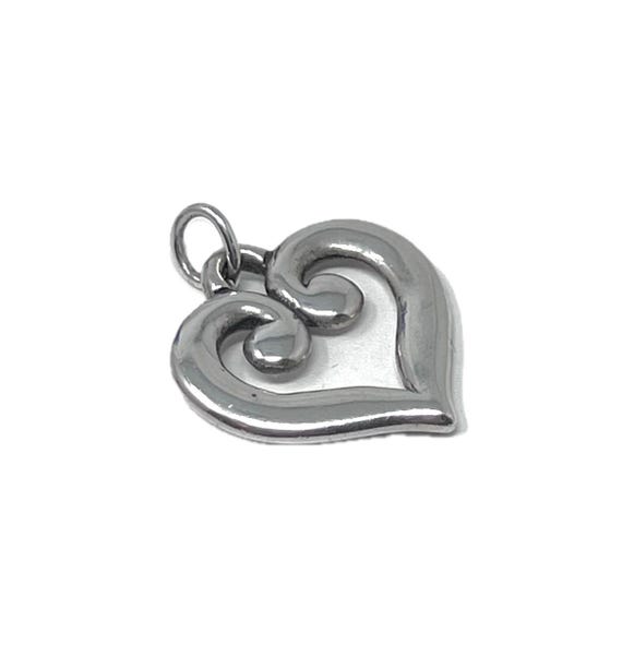 Retired James Avery Sterling Silver Scroll Heart … - image 4