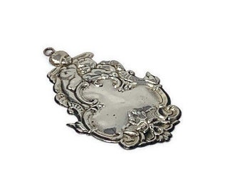 Luggage Tags Floral,Swirled Victorian Branches Bag Pendant Luggage Tags Floral,Swirled Victorian Branches Bag Pendant
