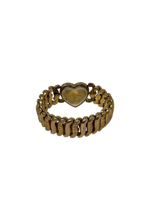 Vintage Pitman Keeler American Queen Heart Shaped Sweetheart Expansion Bracelet for Baby View 5