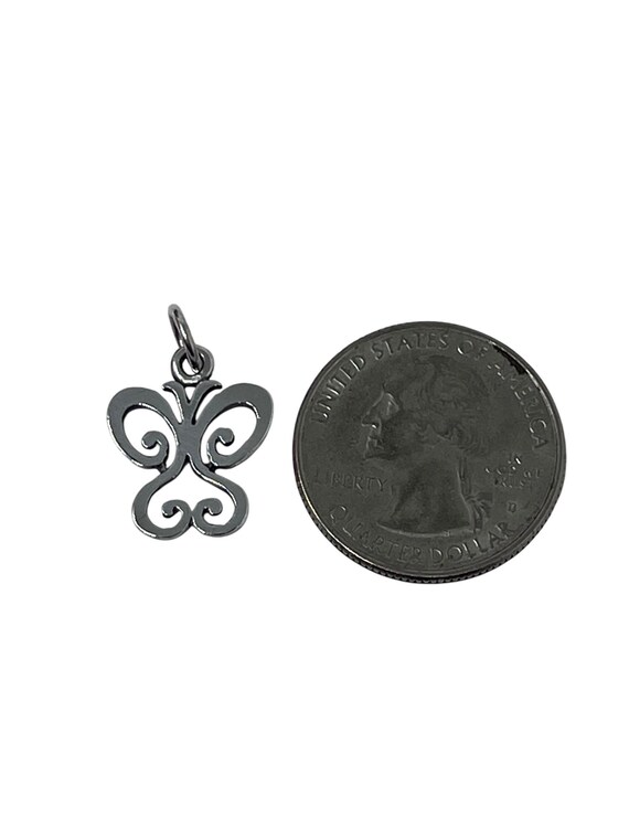 James Avery Spring Butterfly Open Scroll Sterling… - image 7