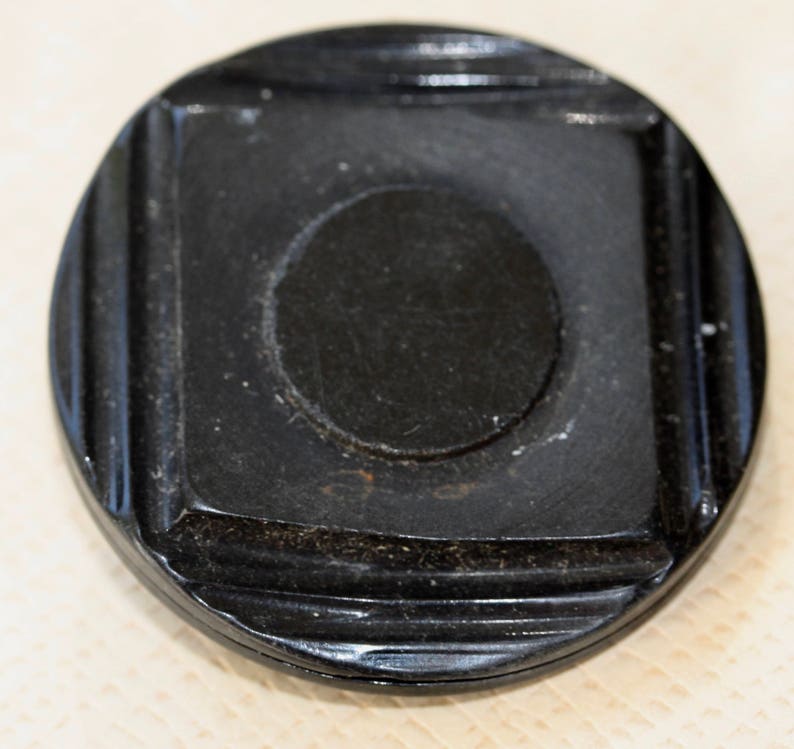 Black Plastic Button with Circle Free shipping New Pattern Now on sale a in Square