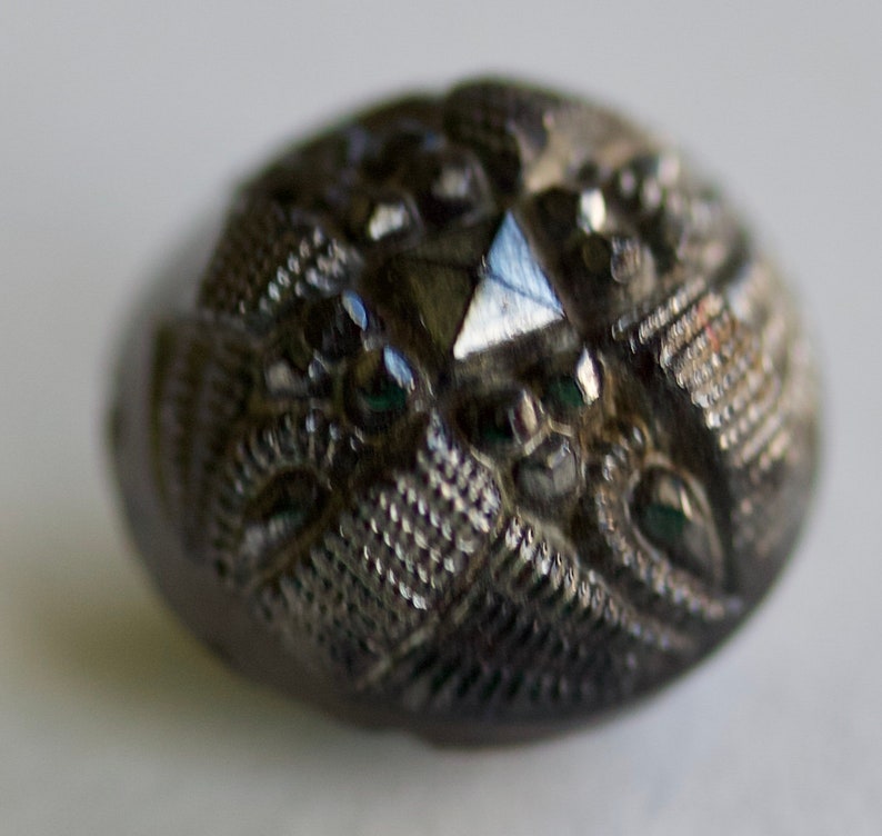 Ball Shaped Black Glass