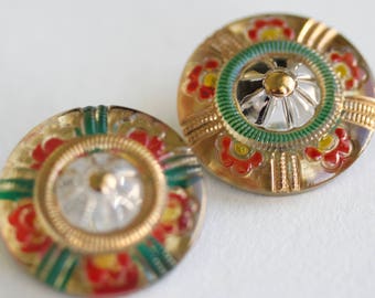 Medium Painted Back Button