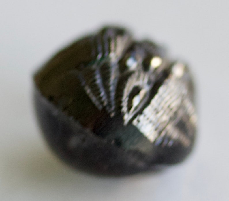 Ball Shaped Black Glass