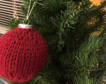 Gestrickter Christbaumschmuck