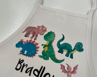 Dinosaur Party Favors, Baking Party Favors, Apron for Boys, Cooking Party Favors, Dinosaur Apron, Dinosaur Birthday Party, Aprons for Kids