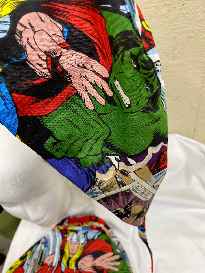 hulk ,Thor like Marvel Scrub hats spider man shops free wolverine Captain American caps