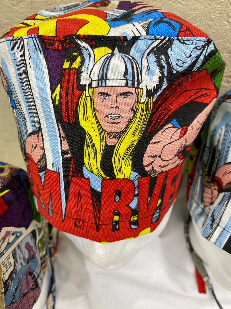 hulk ,Thor like Marvel Scrub hats spider man shops free wolverine Captain American caps