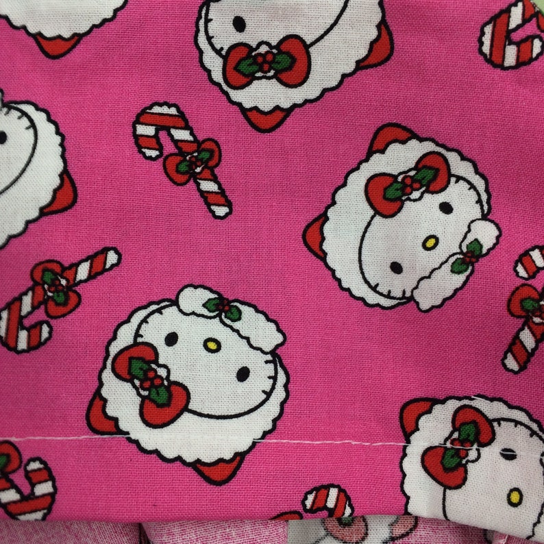Scrub hat caps Designer scrub hats my little kitty Christmas santa snow flakes candy canes reg one size fits most free shipping