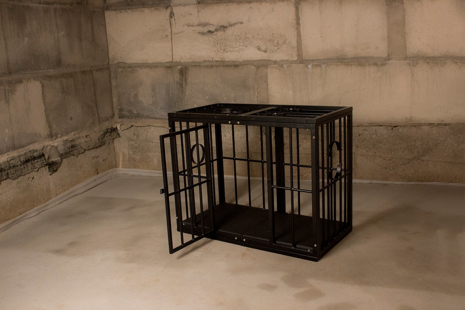 CAGE WITH CUFFS / Bdsm Cage Bondage Cage Dungeon Cage Pet Etsy