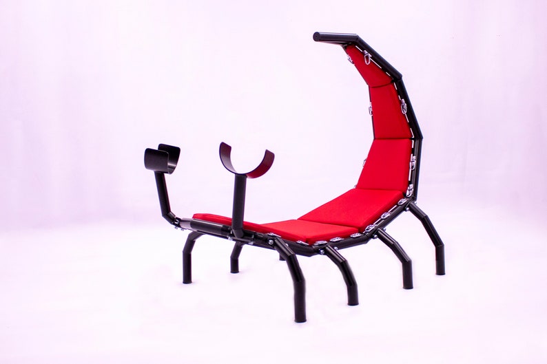 SCORPIO SX CHAIR with bondage restraints for spanking or image 1