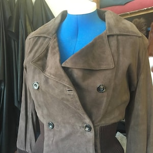 Brand new womens  100% genuine suede jacket