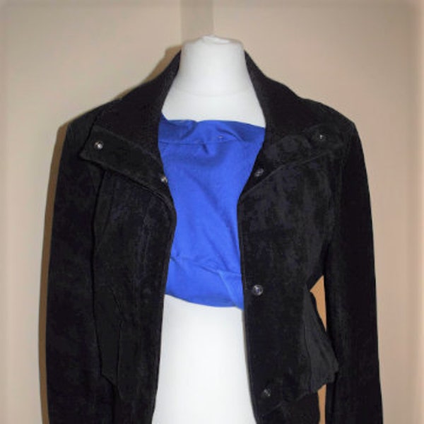Womens suede jacket /womens baseball jacket