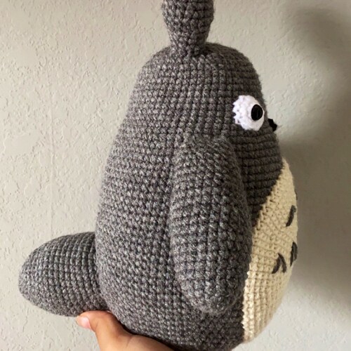 Crochet Totoro Plush Etsy Crochet Totoro Plush Etsy