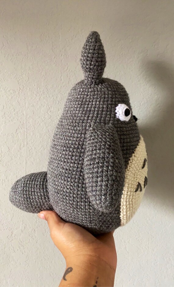 Crochet Totoro Plush Etsy Uk