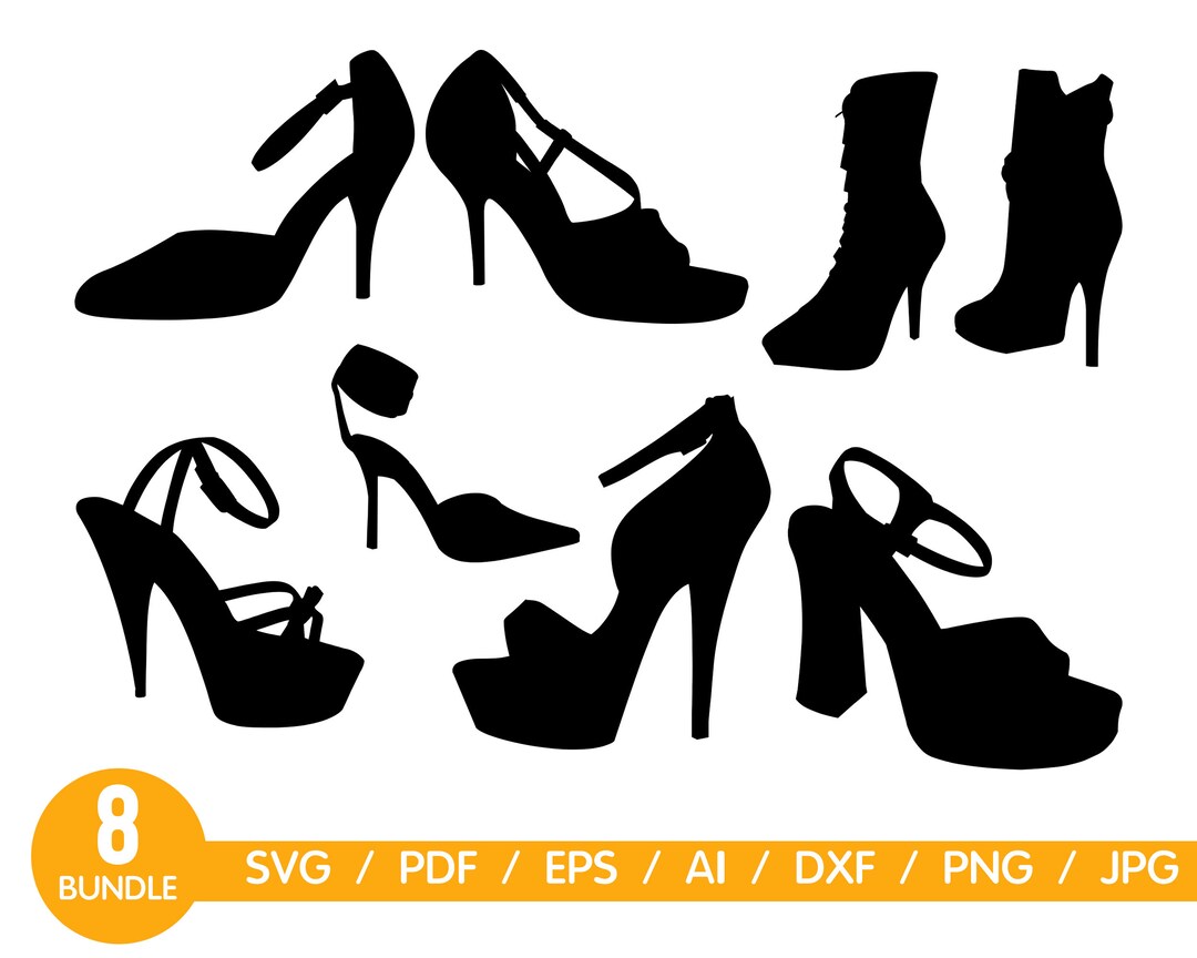 Shoes Svg Heels Svg Shoes Png Fashion Clipart High Heels Design Expert