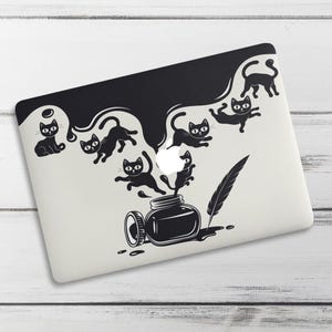 Original Cat Design Case for MacBook, Stylish Protective Accessory, Available for All Models, Practical Gift for Your Other Half.