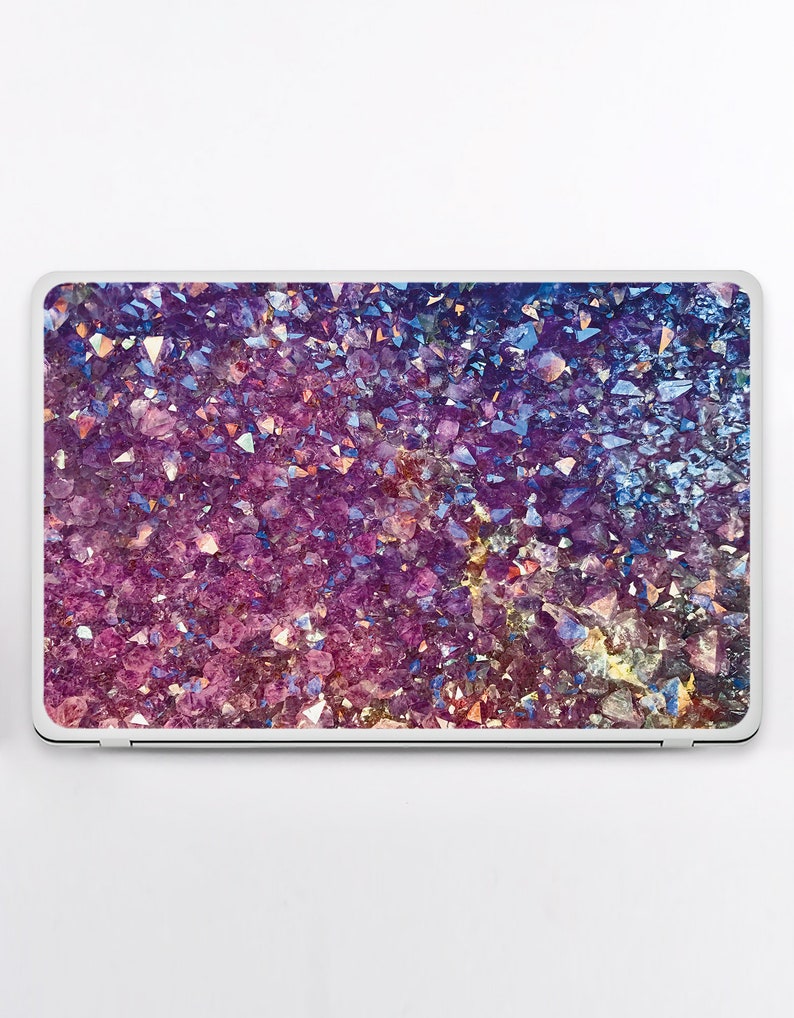 Purple Universal Decal Glitter HP Laptop Skin Crystal Dell Etsy