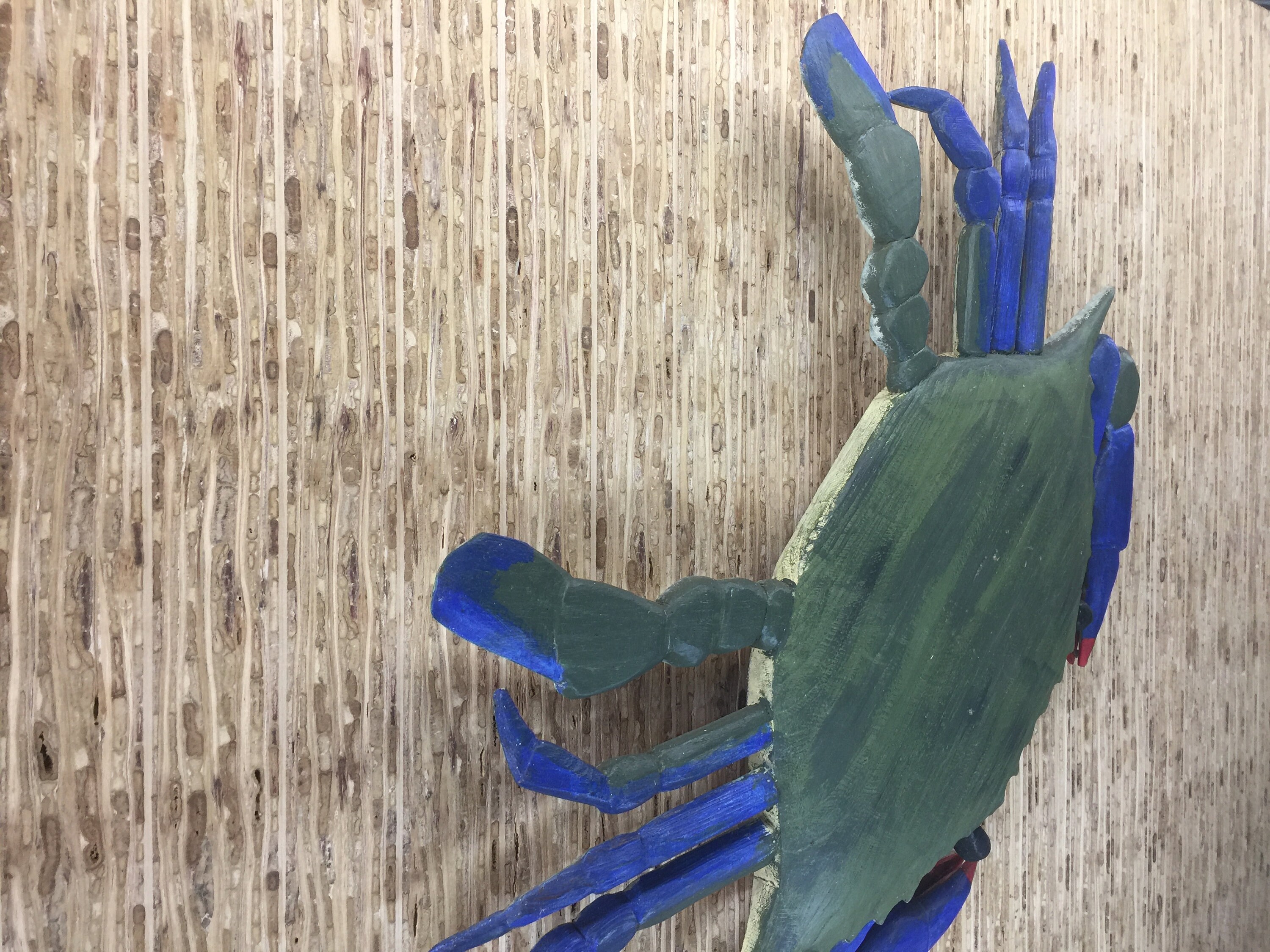 木製のカニの手彫り - Etsy 日本