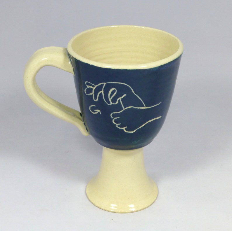 Sign Language Tea Cup Etsy