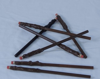 Set of 7 Harry Potter inspired Pencil Wands