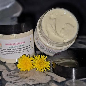Magnesium dandelion lotion - dandelion salve- magnesium body butter- lotion