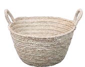 Hand-woven basket Storage Basket L