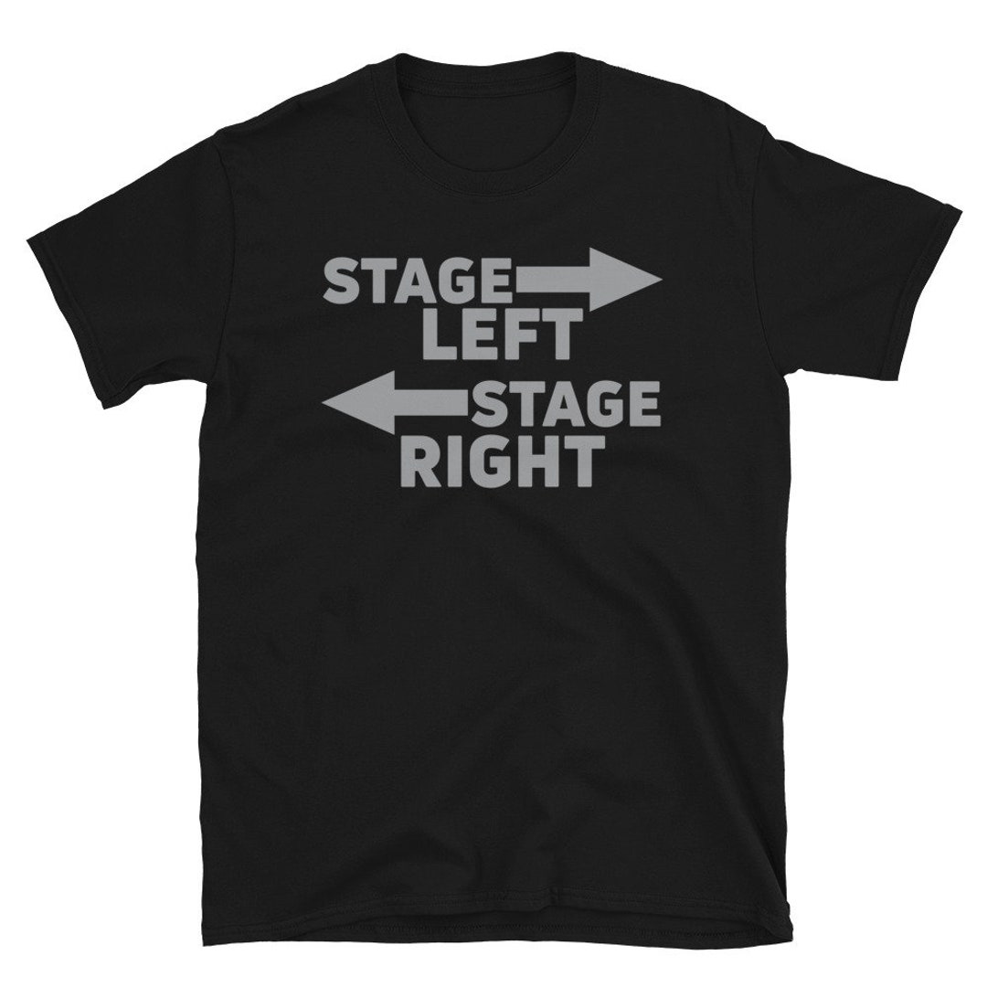 Stage Left Stage Right Drama Gift High School Theatre Acting Etsy
