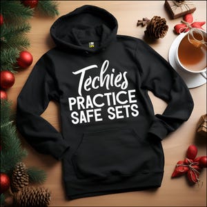 Techies Practice Safe Sets Theatre Backstage Stage Crew Funny