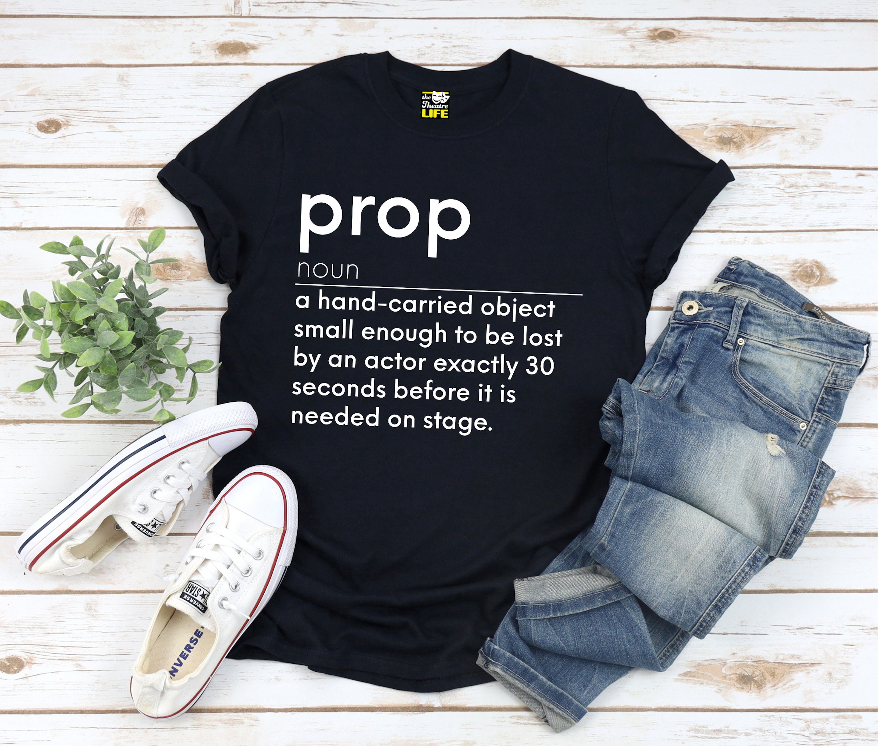 Prop Definition Funny Theatre Tech Crew Short-sleeve Unisex T 