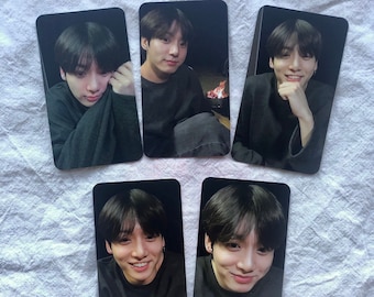 Jungkook Boyfriend-fotokaarten | BTS JK Campingvlog Instantcamera Filmafdrukken | Holografische fotokaarten van Jeon Jungkook