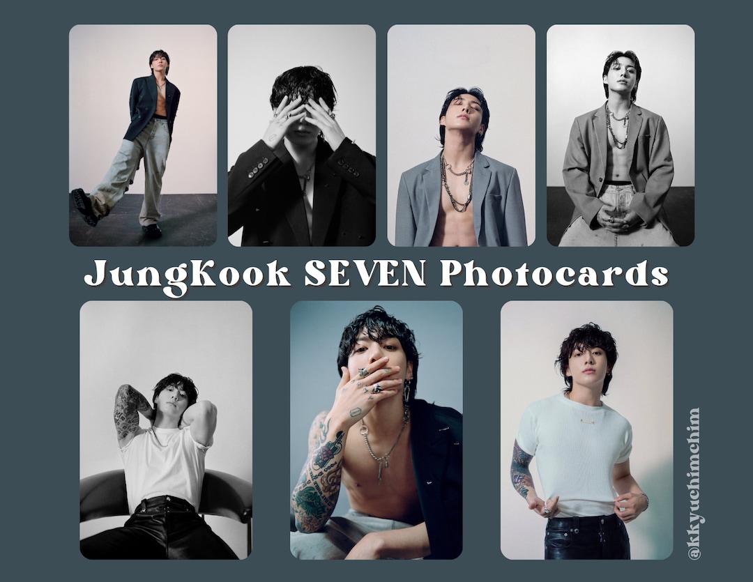 JUNGKOOK/ジョングク【SEVEN】シャツ付属フォトカード Pin by Letícia Rosa on Jungkook Seven Single Digital | Foto