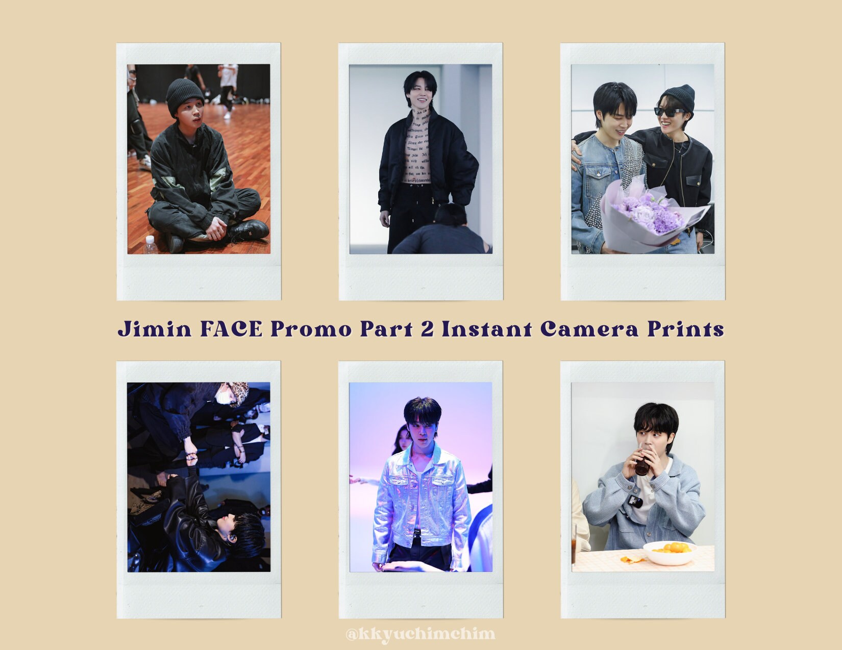 Jimin FACE Promos Part 2 Photocards | BTS Park Jimin Holographic