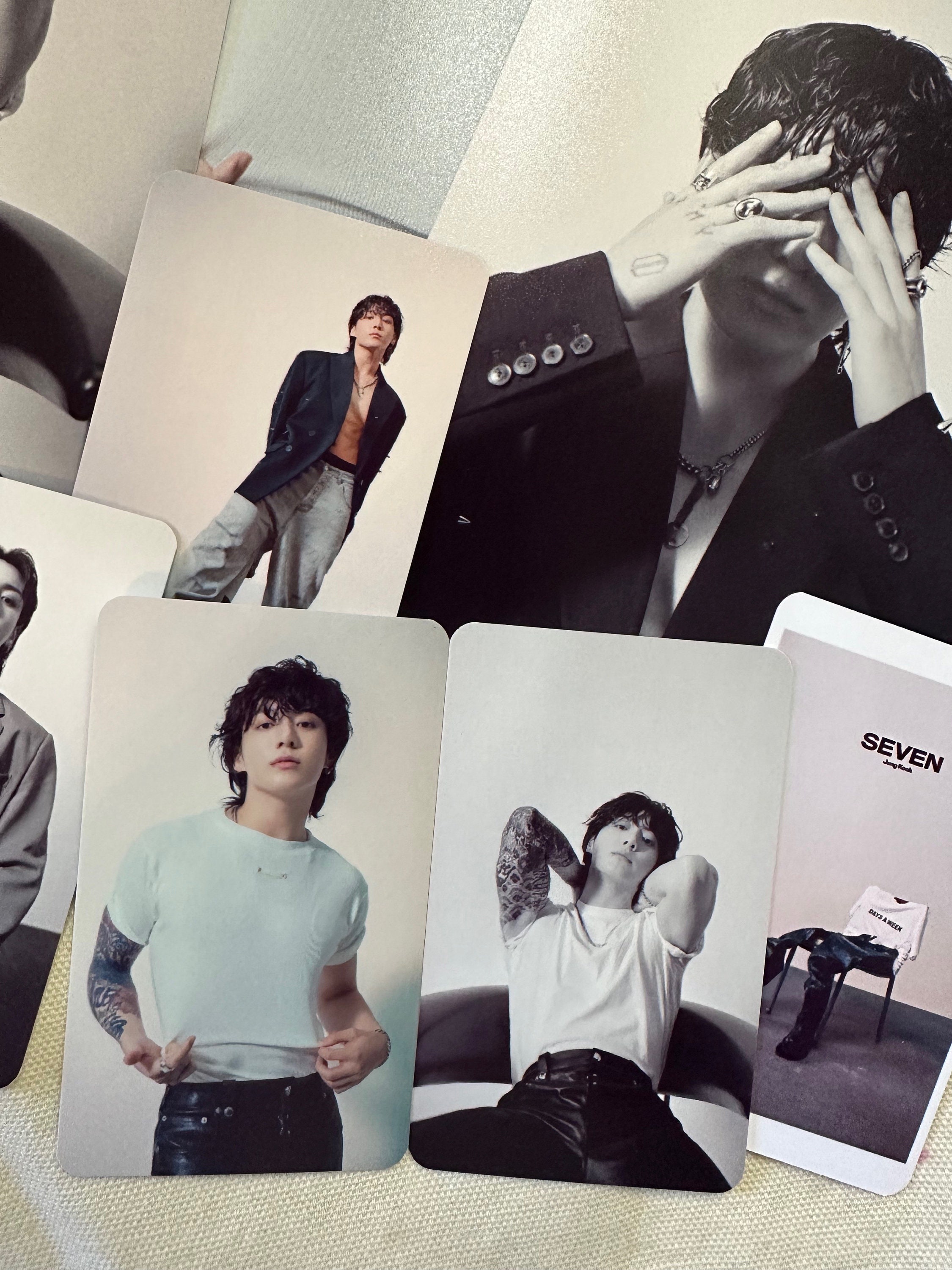 Jungkook SEVEN Photocards | BTS Jeon Jungkook Holographic