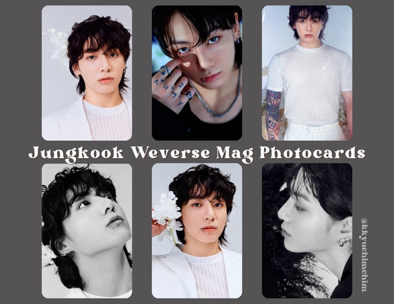 Jungkook SEVEN Weverse Mag Photocards | BTS Jeon Jungkook