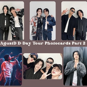 AgustD D-Day Tour: Ostatnie fotokarty, część 2 | BTS: Holograficzne fotokarty Min Yoongi Suga i odbitki z aparatu natychmiastowego