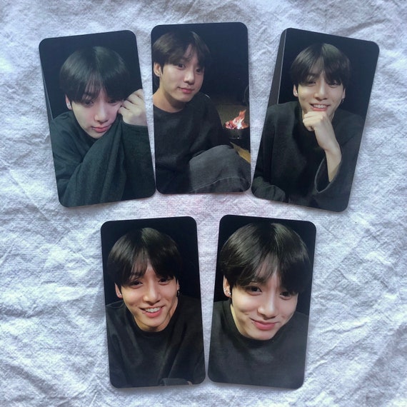 Jungkook Boyfriend Photocards | BTS JK Camping Vlog Instant Camera